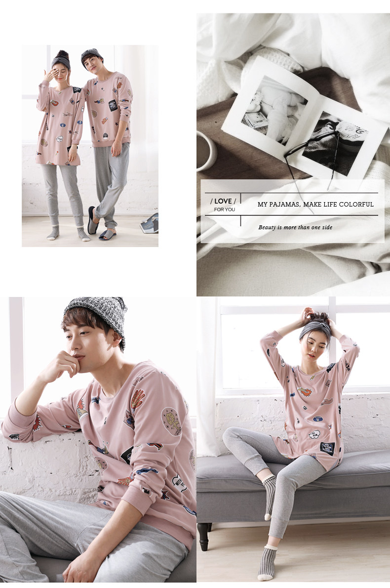 Pyjama mixte en Coton à manches longues - Ref 3005127 Image 10