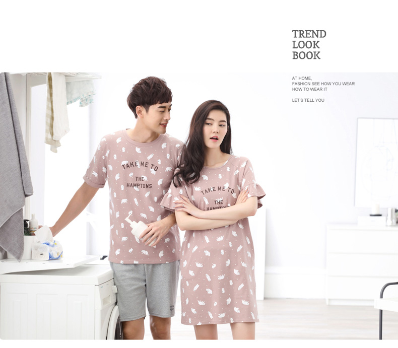 Pyjama mixte en Coton à manche courte - Ref 3005213 Image 53