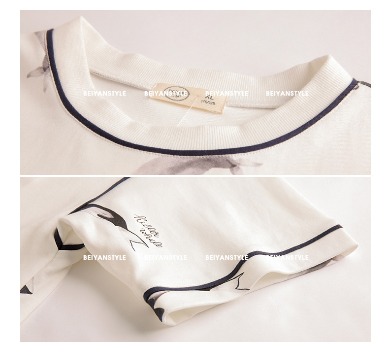 Pyjama mixte en Coton à manche courte - Ref 3005243 Image 22