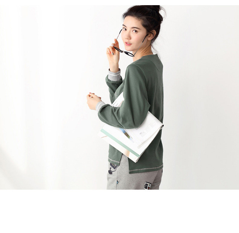 Pyjama mixte en Coton à manches longues - Ref 3005167 Image 18