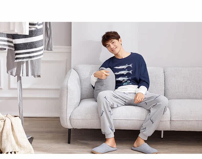 Pyjama mixte en Coton à manches longues - Ref 3005084 Image 17