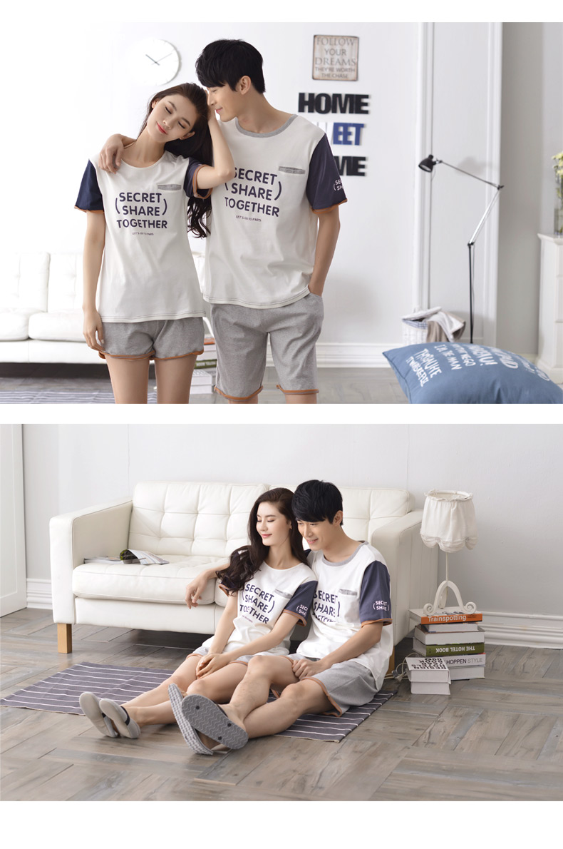 Pyjama mixte en Coton à manche courte - Ref 3005213 Image 12