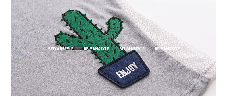 Pyjama mixte en Coton à manche courte - Ref 3005235 Image 25