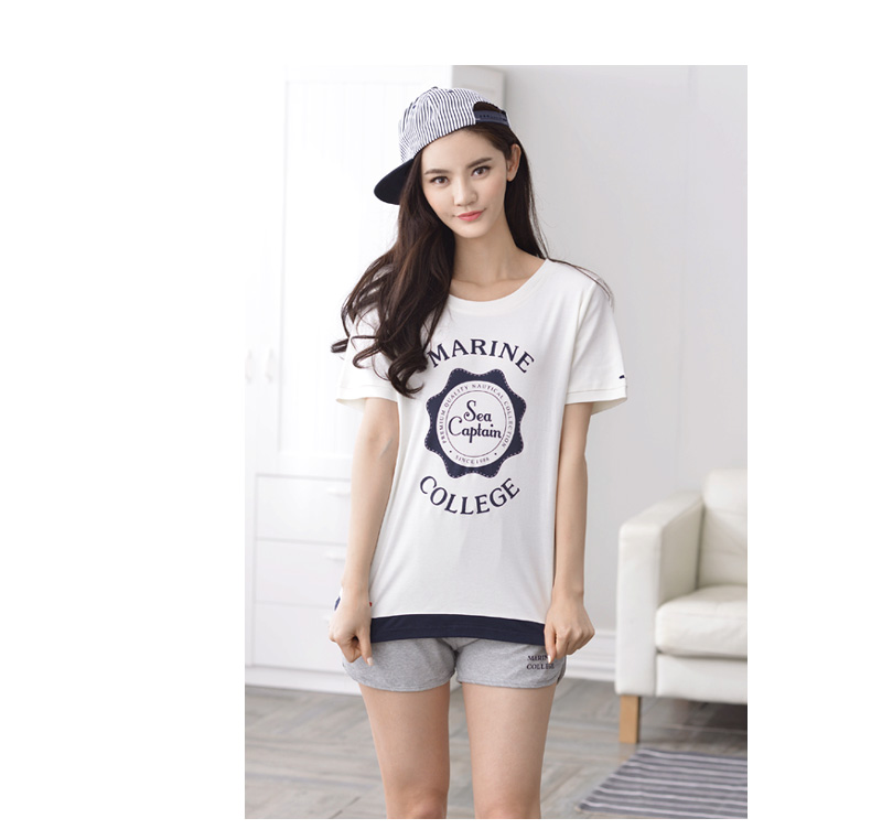 Pyjama mixte en Coton à manche courte - Ref 3005125 Image 10