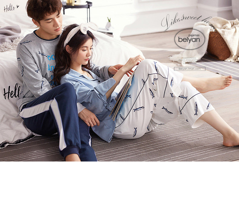 Pyjama mixte en Coton à manches longues - Ref 3005174 Image 7