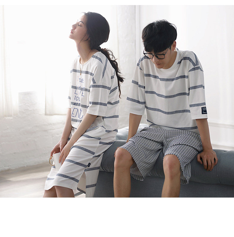 Pyjama mixte en Coton à manchon moyen - Ref 3005234 Image 9