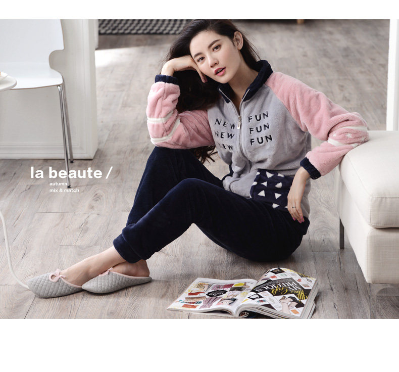 Pyjama mixte en Polyester Polyester  à manches longues - Ref 3005203 Image 7