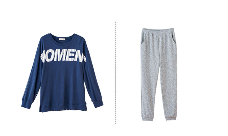 Pyjama mixte en Coton à manches longues - Ref 3005231 Image 23