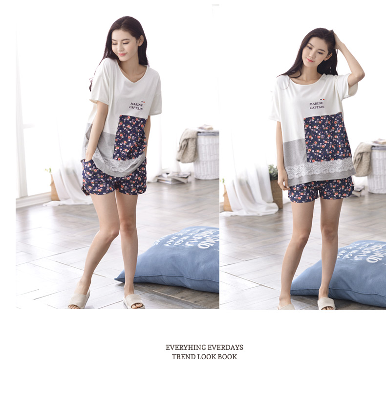 Pyjama mixte en Coton à manche courte - Ref 3005080 Image 9