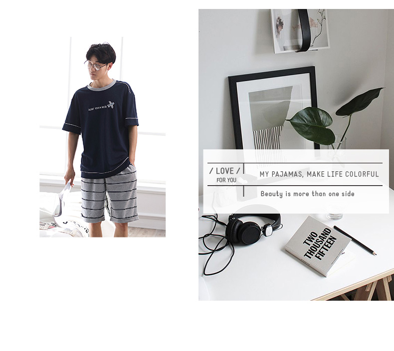 Pyjama mixte en Coton à manche courte - Ref 3005173 Image 10