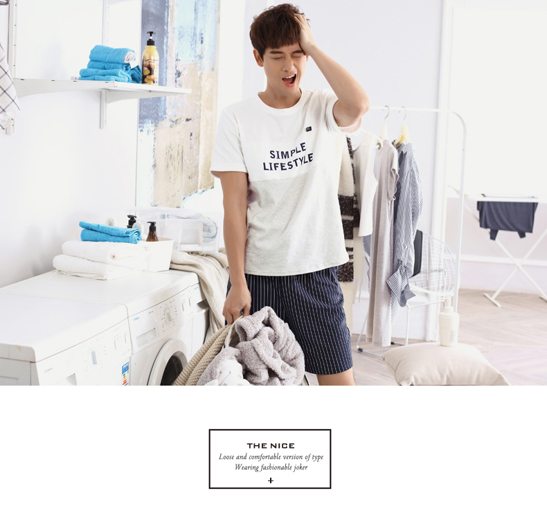 Pyjama mixte en Coton à manche courte - Ref 3005193 Image 25