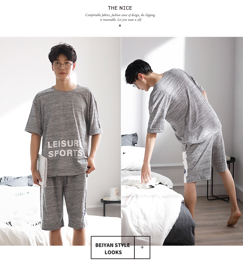 Pyjama mixte en Coton à manche courte - Ref 3005106 Image 21