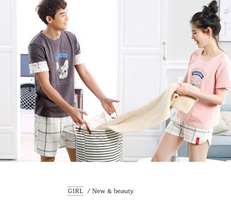 Pyjama mixte en Coton à manche courte - Ref 3005170 Image 19