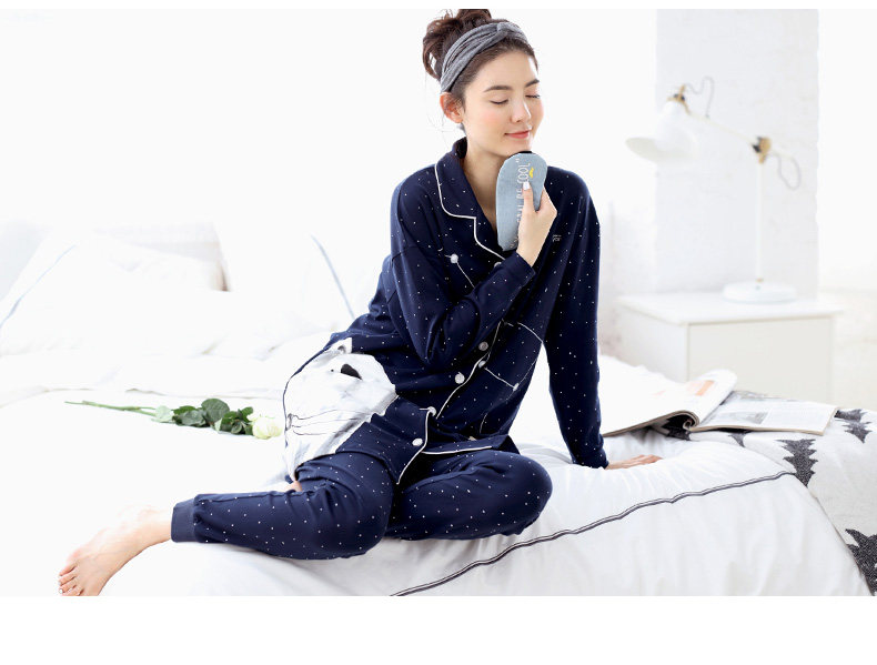 Pyjama mixte en Coton à manches longues - Ref 3005126 Image 12