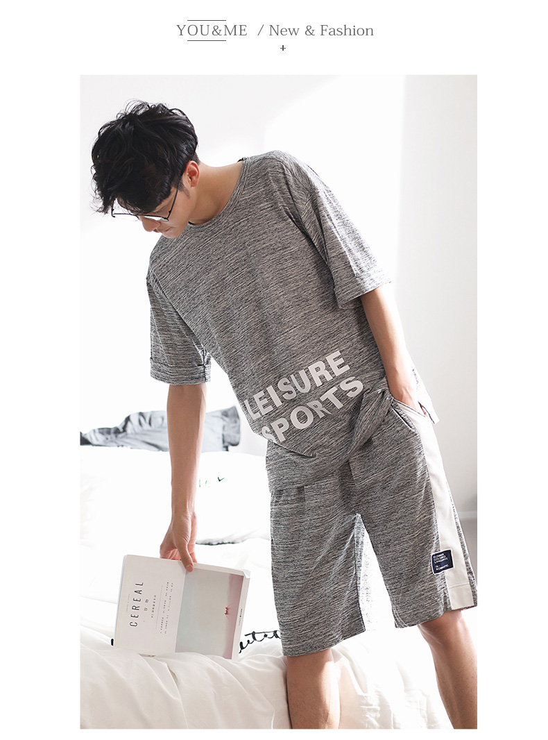 Pyjama mixte en Coton à manche courte - Ref 3005106 Image 13