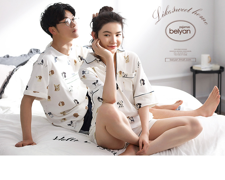 Pyjama mixte en Coton à manche courte - Ref 3005255 Image 7