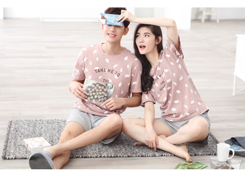 Pyjama mixte en Coton à manche courte - Ref 3005213 Image 33