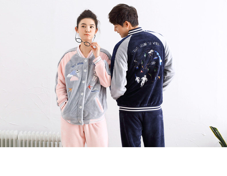 Pyjama mixte en Polyester Polyester  à manches longues - Ref 3005175 Image 8