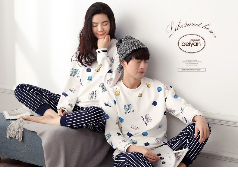 Pyjama mixte en Coton à manches longues - Ref 3005248 Image 7