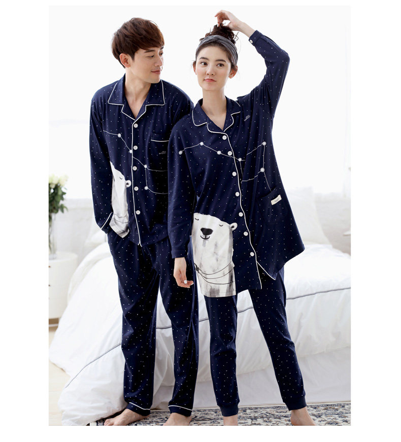 Pyjama mixte en Coton à manches longues - Ref 3005126 Image 7