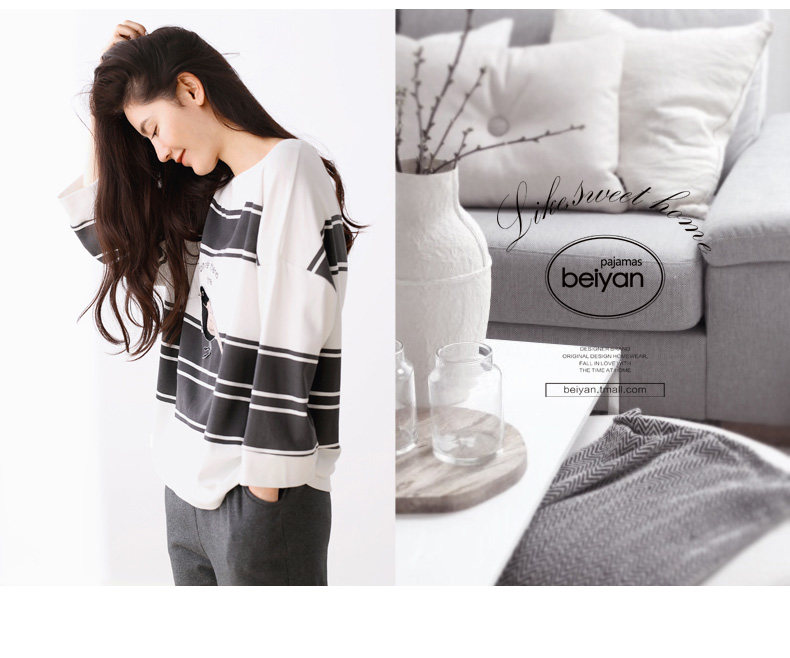 Pyjama mixte en Coton à manches longues - Ref 3005229 Image 7