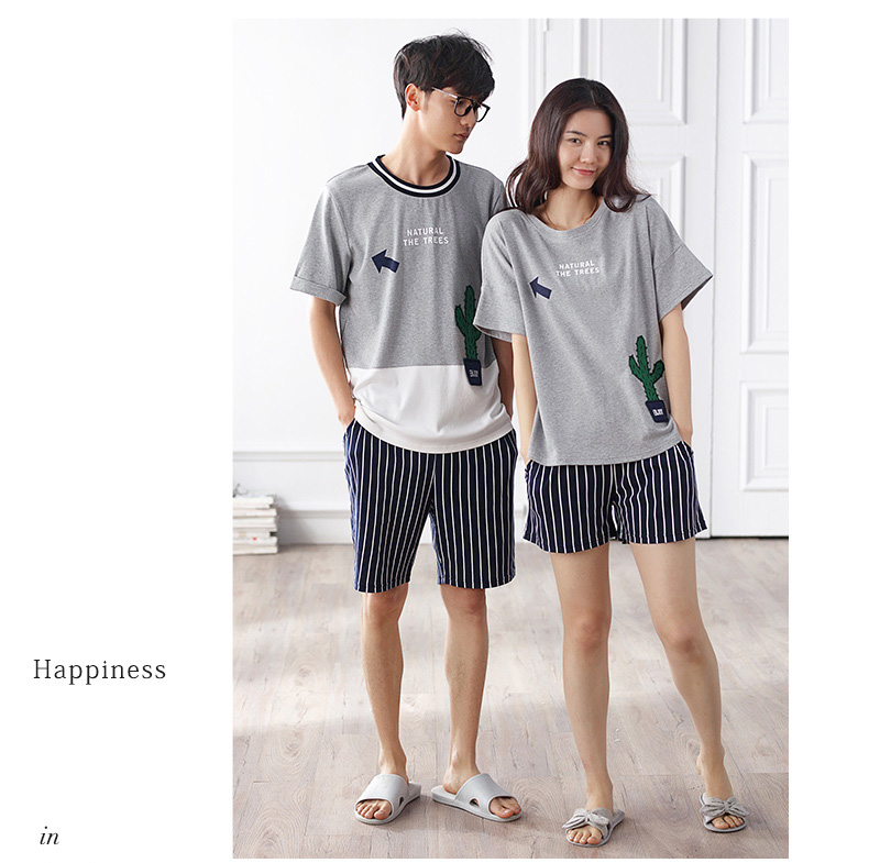 Pyjama mixte en Coton à manche courte - Ref 3005235 Image 10