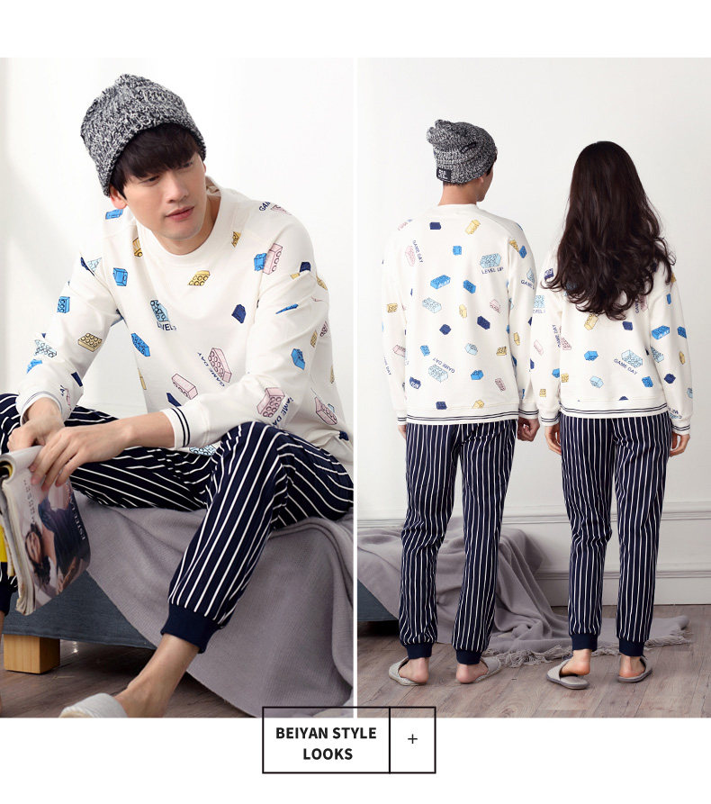 Pyjama mixte en Coton à manches longues - Ref 3005248 Image 20