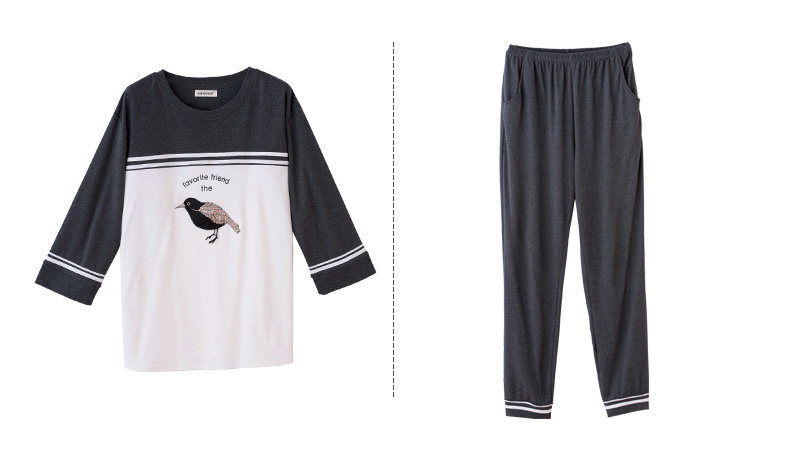 Pyjama mixte en Coton à manches longues - Ref 3005229 Image 20