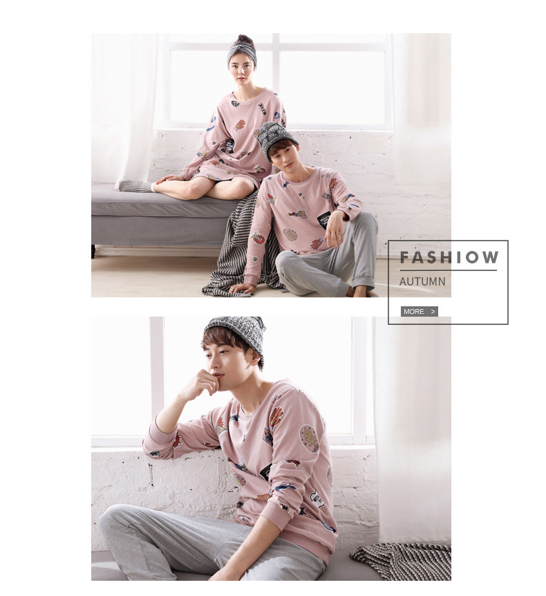 Pyjama mixte en Coton à manches longues - Ref 3005091 Image 7