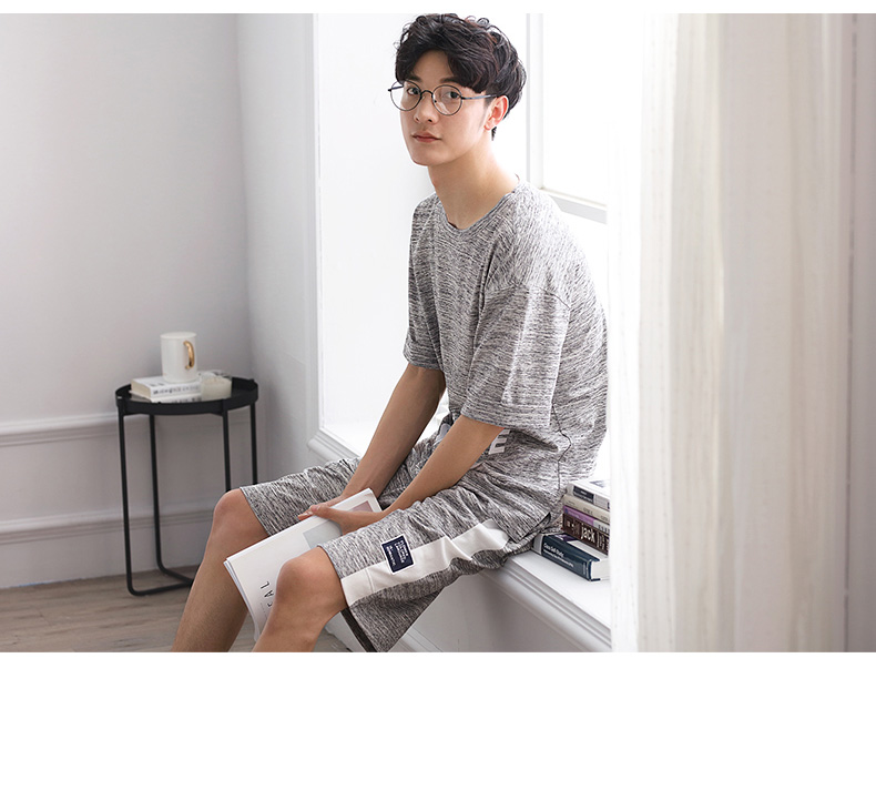 Pyjama mixte en Coton à manche courte - Ref 3005106 Image 15