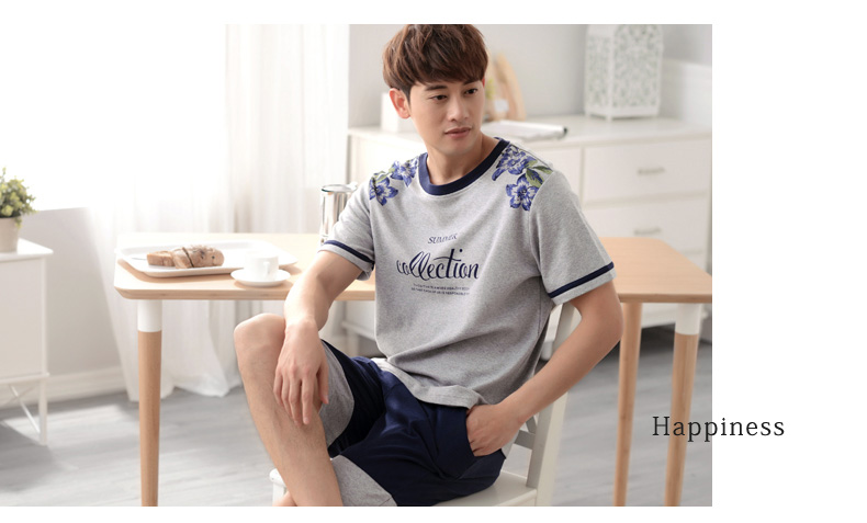 Pyjama mixte en Coton à manche courte - Ref 3005189 Image 15