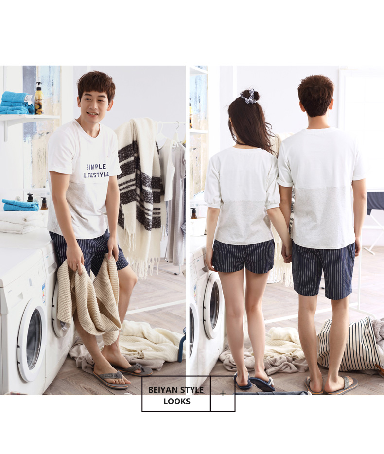 Pyjama mixte en Coton à manche courte - Ref 3005193 Image 40