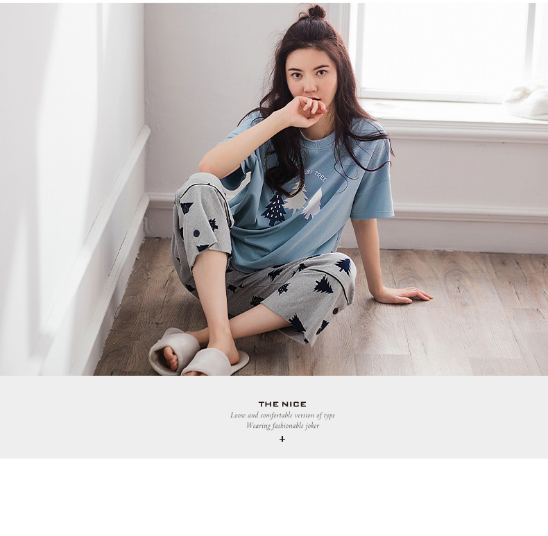 Pyjama mixte en Coton à manche courte - Ref 3005206 Image 11