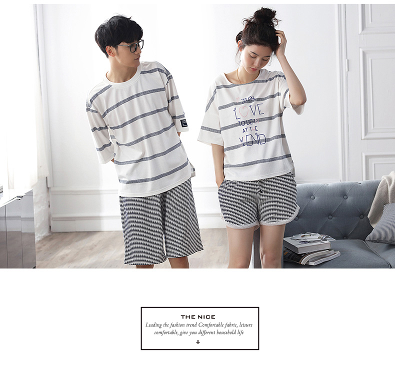 Pyjama mixte en Coton à manche courte - Ref 3005110 Image 13