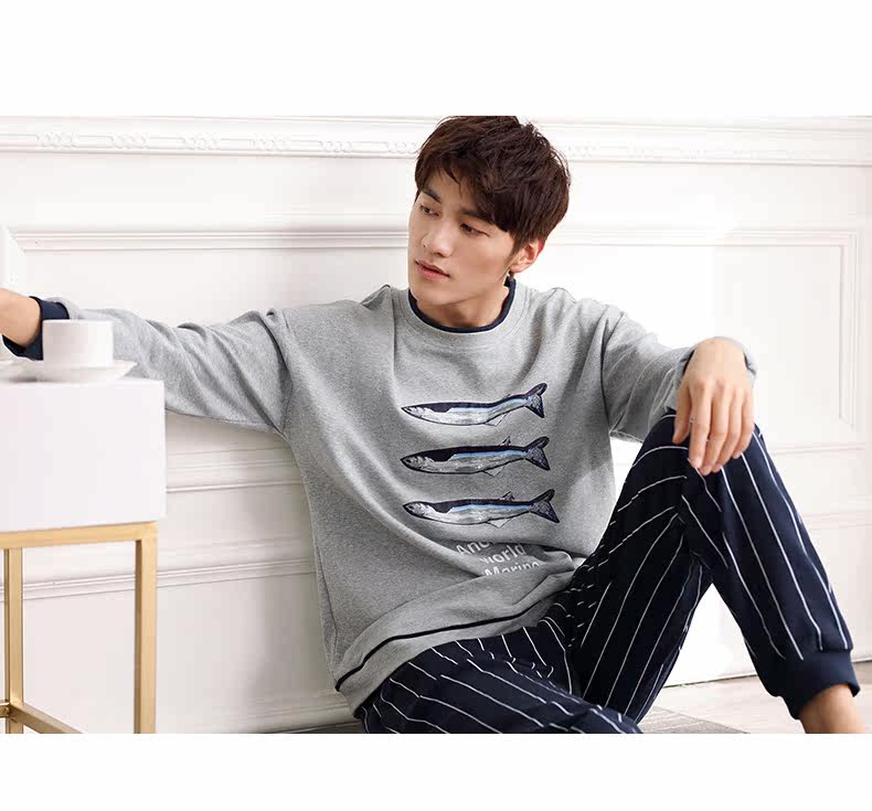 Pyjama mixte en Coton à manches longues - Ref 3005230 Image 25