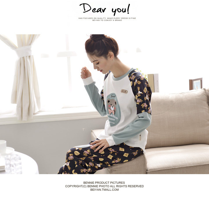 Pyjama mixte en Coton à manches longues - Ref 3005148 Image 8