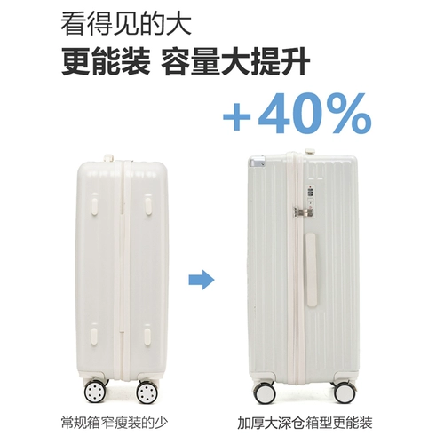 Вместительный и большой чемодан, прочная коробка