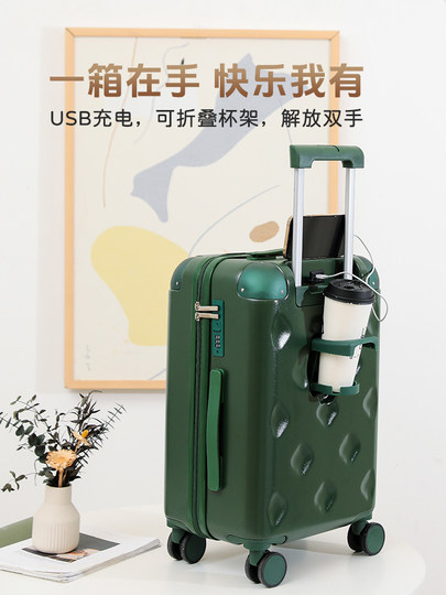 Großraumkoffer für Damen 2025 neuer explosionsgeschützter Reißverschlusskoffer Universalrad Herren-Reisekoffer Koffer Trolley-Koffer