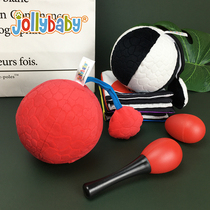 Newborn baby hearing and vision training red ball toy small ball red chasing visual ball color 0-3 months 6 baby