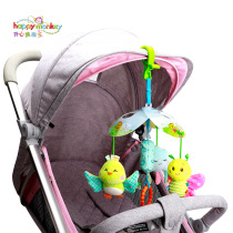 Small stroller pendant toy can be clip-on hanging hanging bells to appease wind chimes hanging on trolley