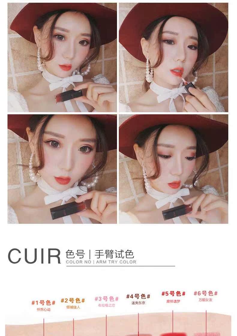 Cuir sunflower lip non-stick cup không phai dưỡng ẩm cho nữ son môi mờ môi son bóng son bóng chính hãng - Son bóng / Liquid Rouge 	son bóng 3ce plumping lips	