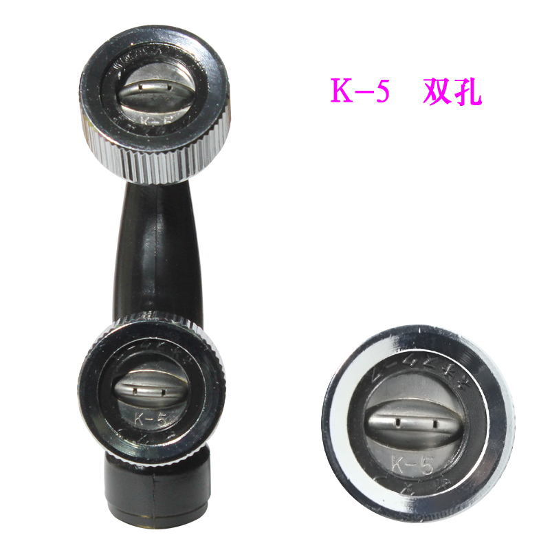 Imported spray high voltage double nozzle agricultural fan-shaped aquarium nozzle electric pharmaceutical engine nozzle
