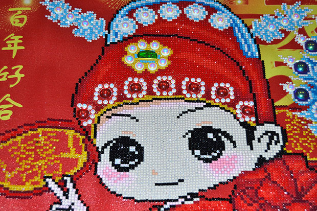 mô hình cross stitch phòng ngủ Bainianhaoge đám cưới đám cưới đám cưới đám cưới rhinestone thêu 2019 mới đầy đủ kim cương sơn kim cương - Công cụ & phụ kiện Cross-stitch mua tranh thêu chữ thập