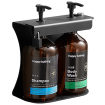 Hotel bathroom soap dispenser hotel wall-mounted shower gel shampoo box stainless steel soap dispenser hand sanitizer bottle