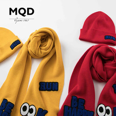Комплект из двух частей mqd马骑顿童装新款儿童帽子围巾两件套男童保暖休闲柔软英伦潮
