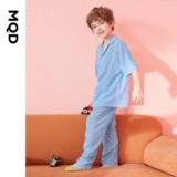 MQD Летняя одежда, летняя пижама, штаны, комплект, коллекция 2021, короткий рукав