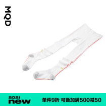 MQD childrens clothing female big child plaid sports pantyhose 21 spring and summer girls thin socks girls casual stockings tide