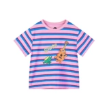 Приятная телу детская футболка с коротким рукавом для мальчиков, детская одежда, сезон 2021