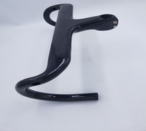 The new no-label full carbon fiber integrated bend to integrate the road bike integrated one-piece bend