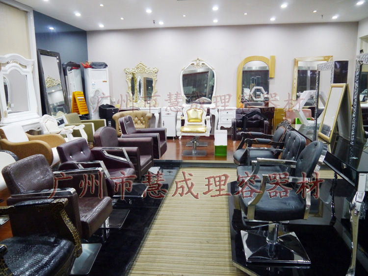 Nội thất mới châu Âu ghế salon tóc cắt tóc